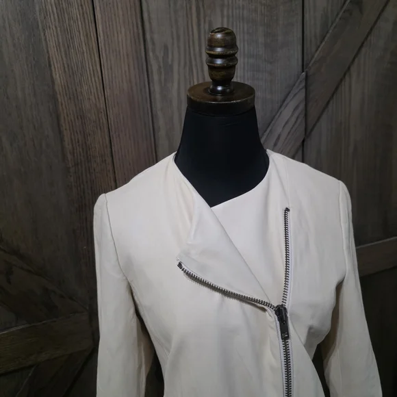 Vince Lamb Leather Jacket - Picture 2 of 5